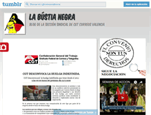 Tablet Screenshot of labustianegra.com